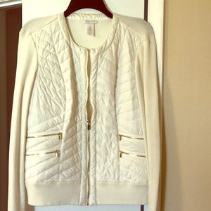 Cache sweater jacket size large